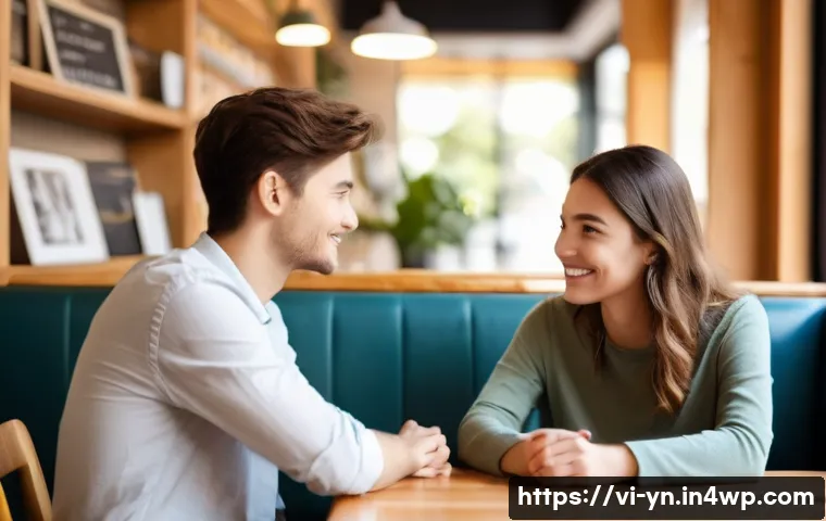 감정 인식 대화의 효과적인 피드백 방법 - **Prompt: Active Listening and Empathy in a Cafe Setting**
A warm and inviting scene inside a mo...